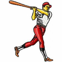 Baseball Embroidery Design 7 Baseball Embroidery Design 7